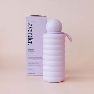 Under 75: The Bubble - Lavender - Reusable Water Bottle 700ml - SECONDS