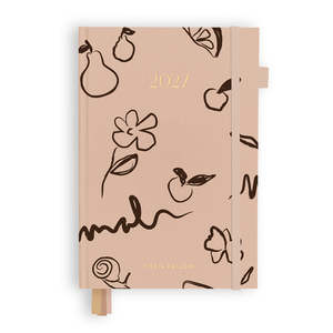 Teachers: 2027 A5 Vertical Planner - Amalfi Latte - PRE-ORDER (SEPTEMBER)