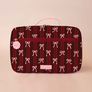Gifts: Ruby Ribbon Stripe Large Lunch Bag - PRE-ORDER (OCTOBER)