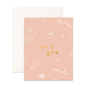 Mothers Day: Love You Euro Summer Greeting Card