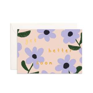 Mothers Day: Get Better Soon Daisies Mini Greeting Card