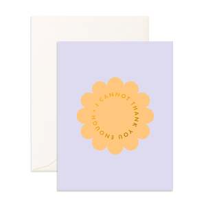 Thank You Enough Petal Greeting Card