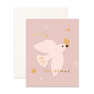 Holiday Cards: Christmas Dove Greeting Card