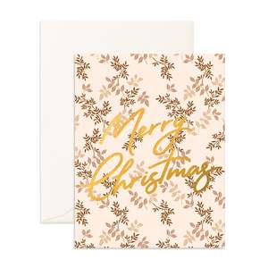 Holiday Cards: Christmas Redwood Vines Greeting Card