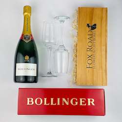 Champagne Gift Baskets: Bollinger Special CuvÃ©e Champagne & Flutes Gift Box