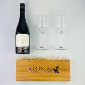 Gift Basket: Craggy Range Syrah and Glasses Gift Box