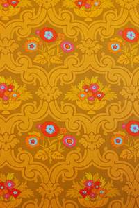 Chrysanthemum – Courtyard in Chartreuse – by Alison Glass