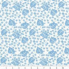 Flowerhouse 1930’s Daisy-Cornflower Falling Leaves – by Debbie Beaves