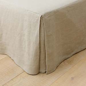 Valances: Natural Linen Valance - 40cm/45cm Drop