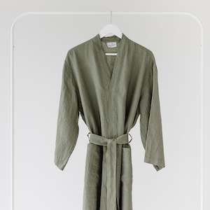 Robes: Cactus Linen Robe
