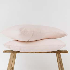 Blush Pink Linen Pillowcases