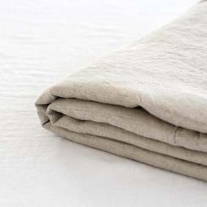 Flat Sheets: Natural Linen Single Flat Sheet Sale