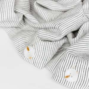 Pinstripes Linen Duvet