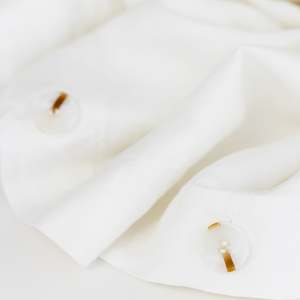 Duvets: Brilliant White Linen Duvet