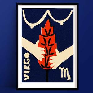 Virgo Print | Star Sign Wall Art