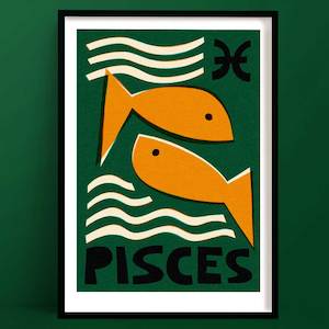 Pisces Print | Astrology Poster