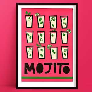 Mojito Print | Summer Vibes Wall Art