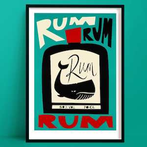 Rum Print | Nautical Wall Decor