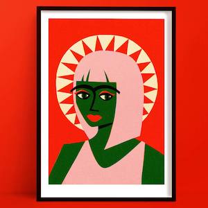 Portraits: Green Girl Portrait | Witch Art