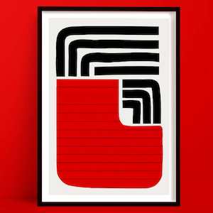 New Prints: Sol Abstract Poster | Geometric Art