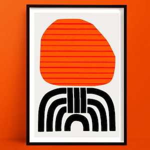 New Prints: Aurelia Abstract Print | Minimalist Wall Art