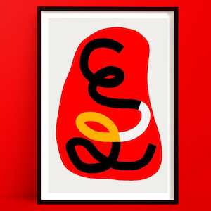 New Prints: Flare Abstract Art Print | Colourful Wall Art