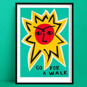 Positivity Prints: Sun Inspirational Print | Empowering Wall Art