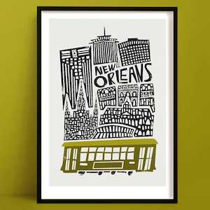 New Orleans Print | Cityscape Wall Art