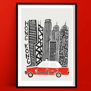 Hong Kong Print | Architecture Travel Art