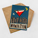 Manhattan Cocktail Card (Pack of 6)