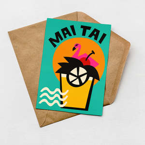 Mai Tai Card (Pack of 6)