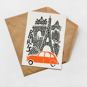 Paris Card (Pack of 6)