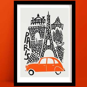 Paris Print | Travel Poster