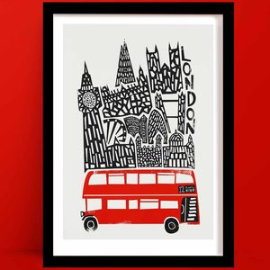 London Poster | Retro Travel Print