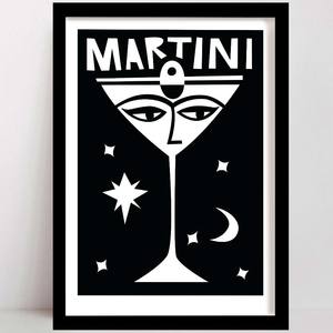 Martini Print | Classic Cocktail Poster