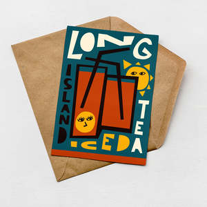 Long Island Ice Tea Card (Pack of 6)