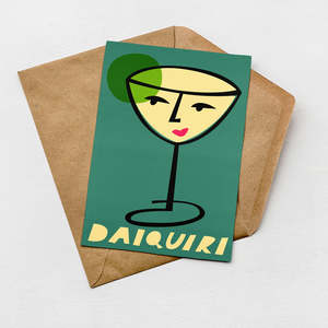 Cocktail Cards: Daiquiri Card (Pack of 6)