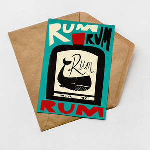 Cocktail Cards: Rum Card (Pack of 6)