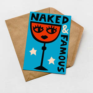 Cocktail Cards: Naked & Famous Card (Pack of 6)