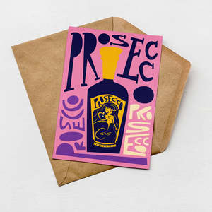 Cocktail Cards: Prosecco Card (Pack of 6)