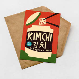 Food Drink Cards: Kimchi Card (Pack of 6)