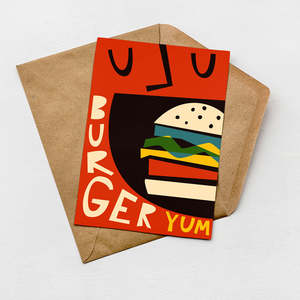 Burger Card (Pack of 6)