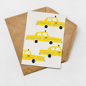 New York Taxi Card (Pack of 6)