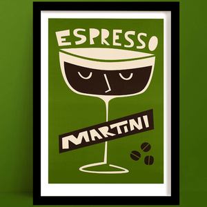 Espresso Martini Print | Elegant Wall Art