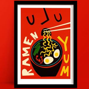 Ramen Print | Asian Food Art