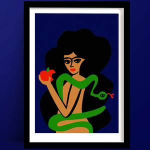 Eve Portrait Print | Female Empowerment Art