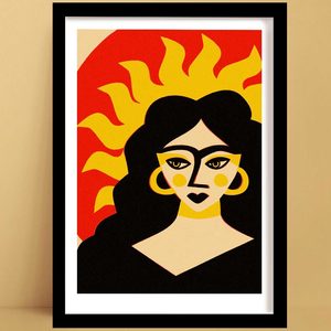 Sun Goddess Print | Sun Art