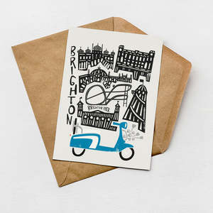 Travel Cards: Brighton Card (Pack of 6)