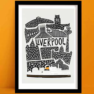 Travel Cards Copy: Liverpool Print | Travel Wall Art