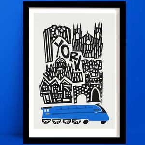 Travel Cards Copy: York Print | Yorkshire Wall Art